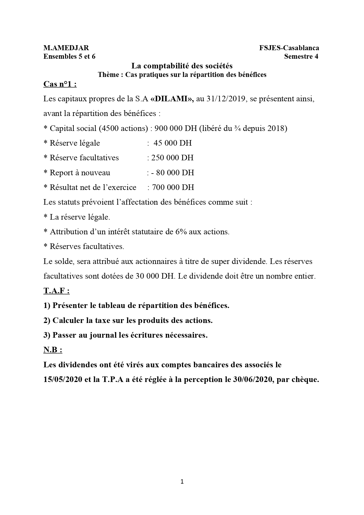 Comptabilité des sociétés cas pratiques sur la répartition des bénéfices pdf_page-0001.jpg